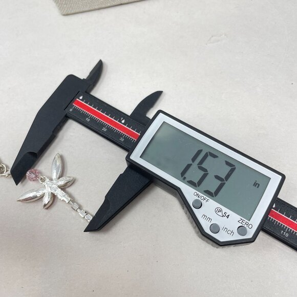 Avon Dragonfly Anywhere Charm Pink Zipper Pull Purse Pendant - Picture 7 of 8